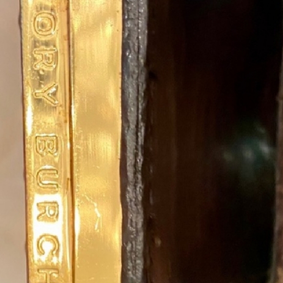 Tory Burch Cuff Snakeskin and Gold Studd - Picture 6 of 12